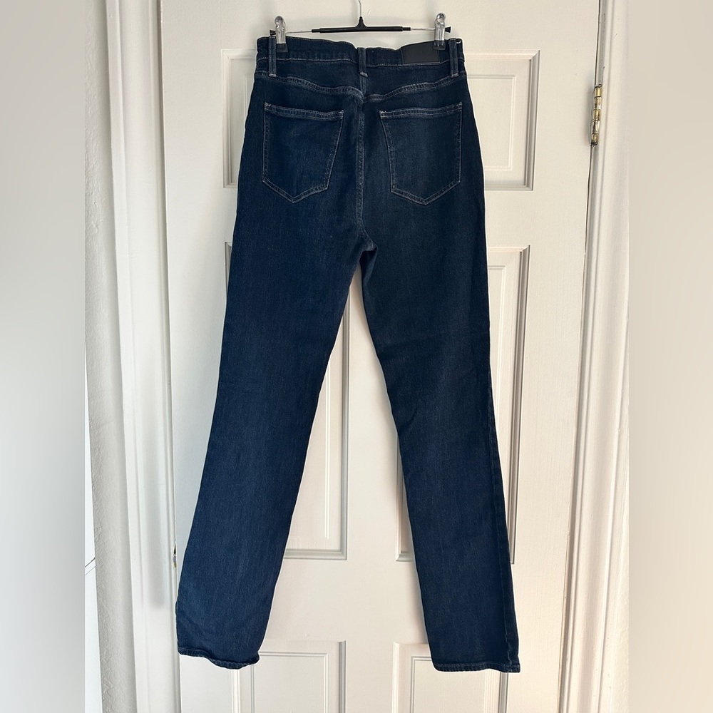 Pistola Dark Indigo Colleen Split Front Straight Leg Jeans Size 29 Worn Once - Picture 6 of 6